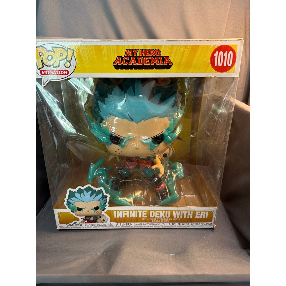 Funko Pop My Hero Academia Infinite Deku with Eri Jumbo 10 Inch Figure 1010